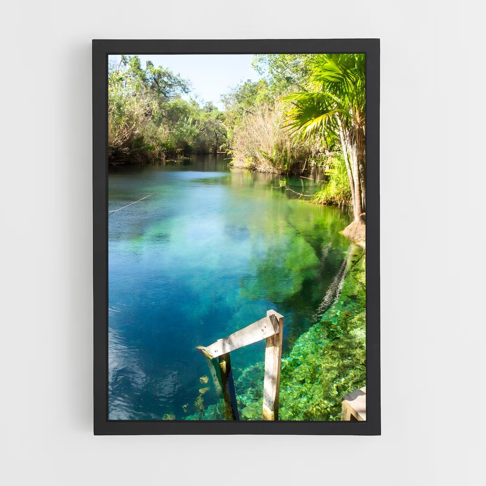 Poster Blue Hole Mystique – affiche Plongée sous-marine (vue 2)
